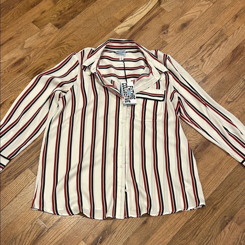 Future Collective Striped Shirt